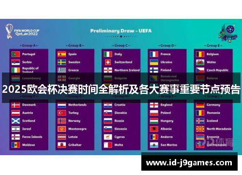 2025欧会杯决赛时间全解析及各大赛事重要节点预告